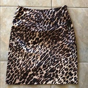 size 12 leopard print skirt